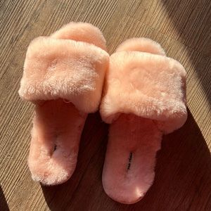 Free People Easy Livin Slide Slippers size 8 pink